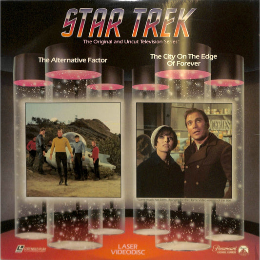 Star Trek: The Original and Uncut TV Series Sealed Double-Feature Laserdisc
