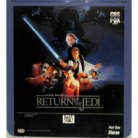 Star Wars: Return of the Jedi (1983) Vintage CED Videodisc Parts 1 & 2