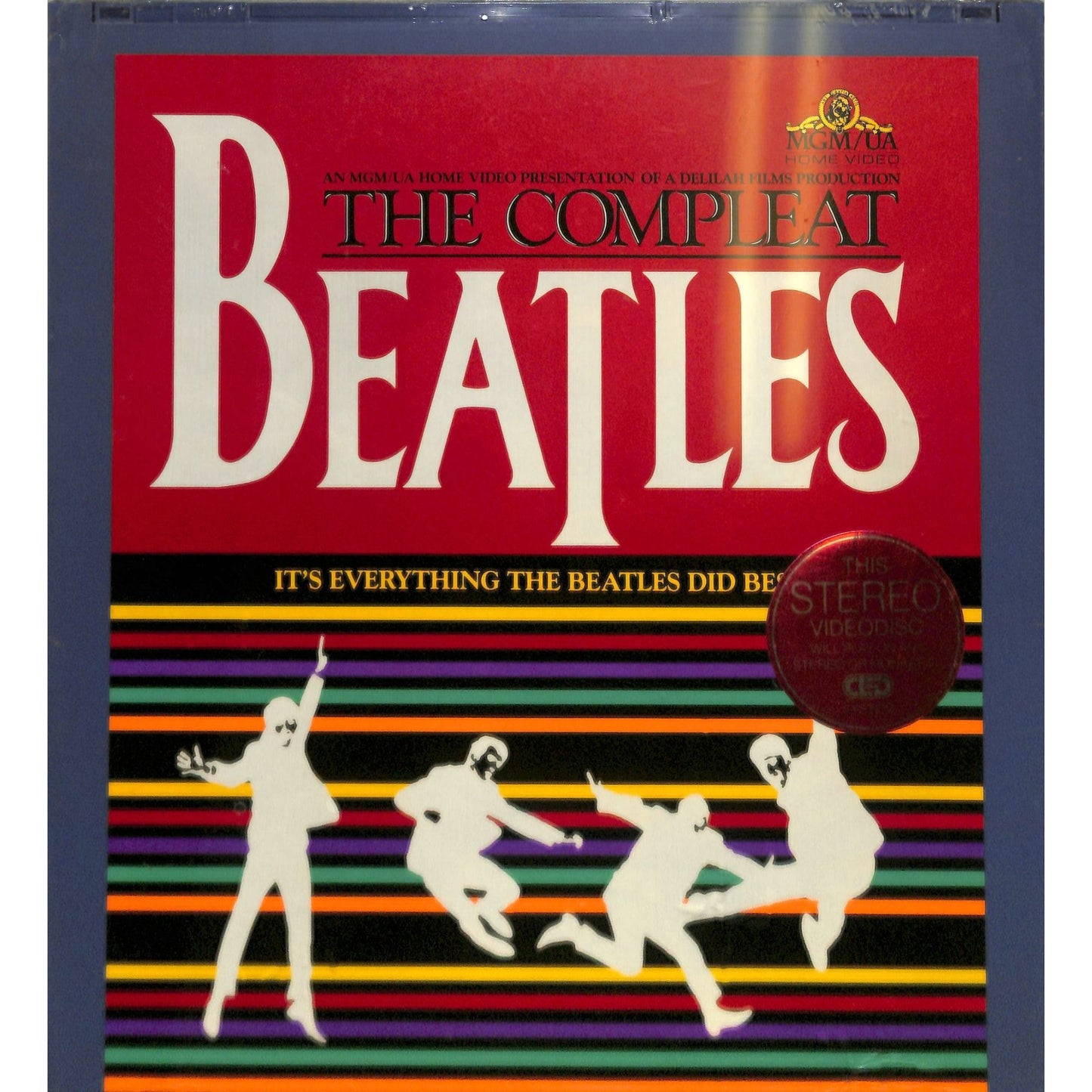 The Compleat Beatles (1982) Vintage CED Videodisc TESTED WORKING