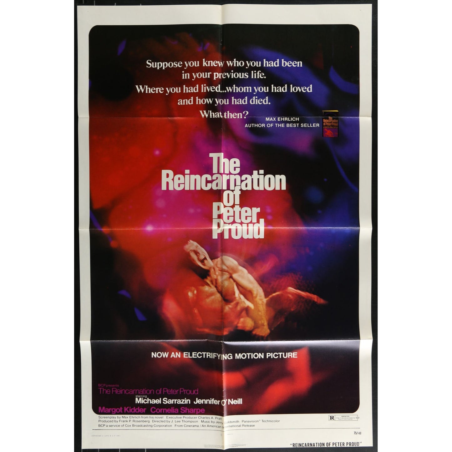 The Reincarnation of Peter Proud (1975) Original Movie Poster Folded 27x41