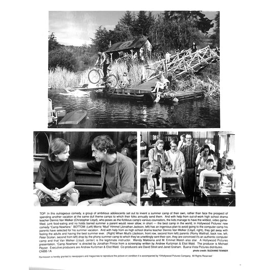 Camp Nowhere (1994) Movie Still #1 8x10 Good Condition