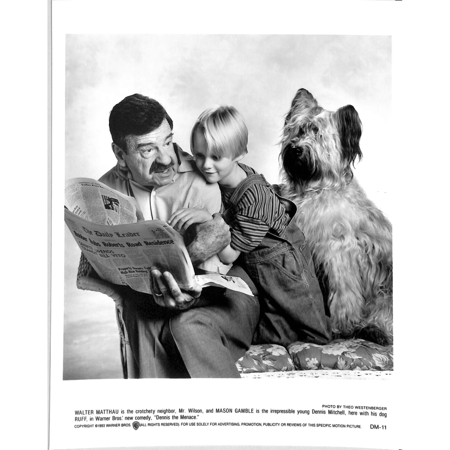 Dennis the Menace (1993) 4 Movie Stills Set 8x10
