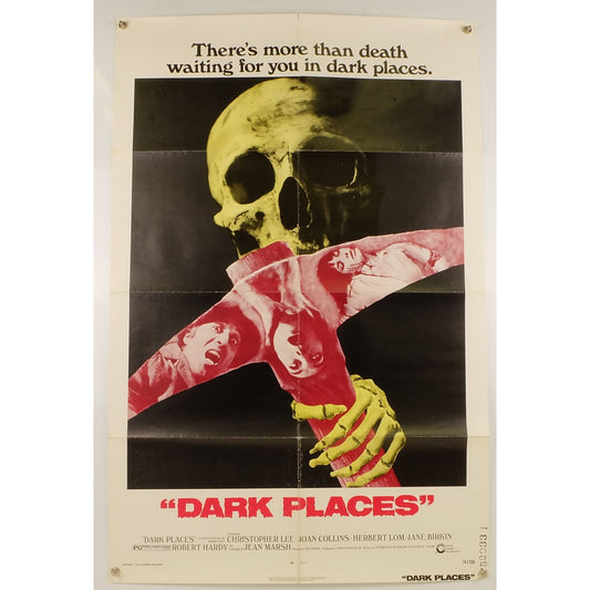 Dark Places (1974) Original Movie Poster Folded 27x41