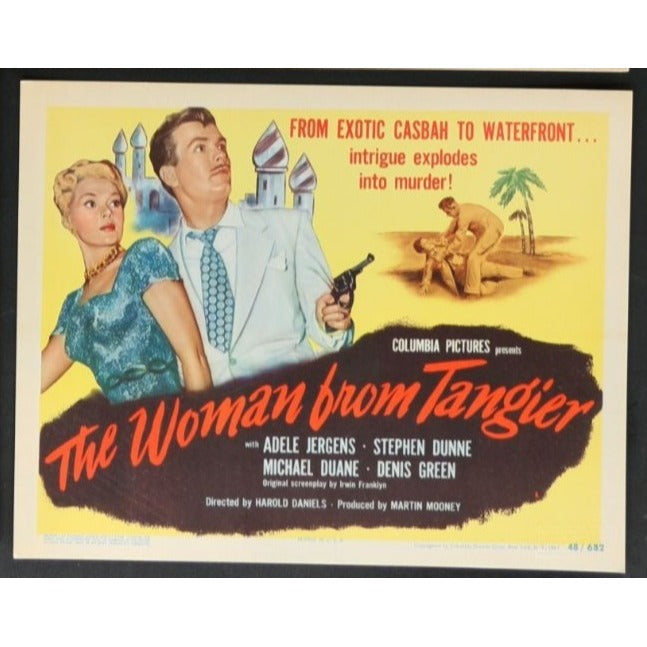 The Woman from Tangier (1948) Original Lobby Card Movie Poster 11x14