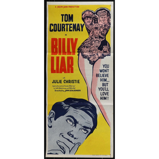 Billy Liar (1963) Original Australian Day Bill Movie Poster