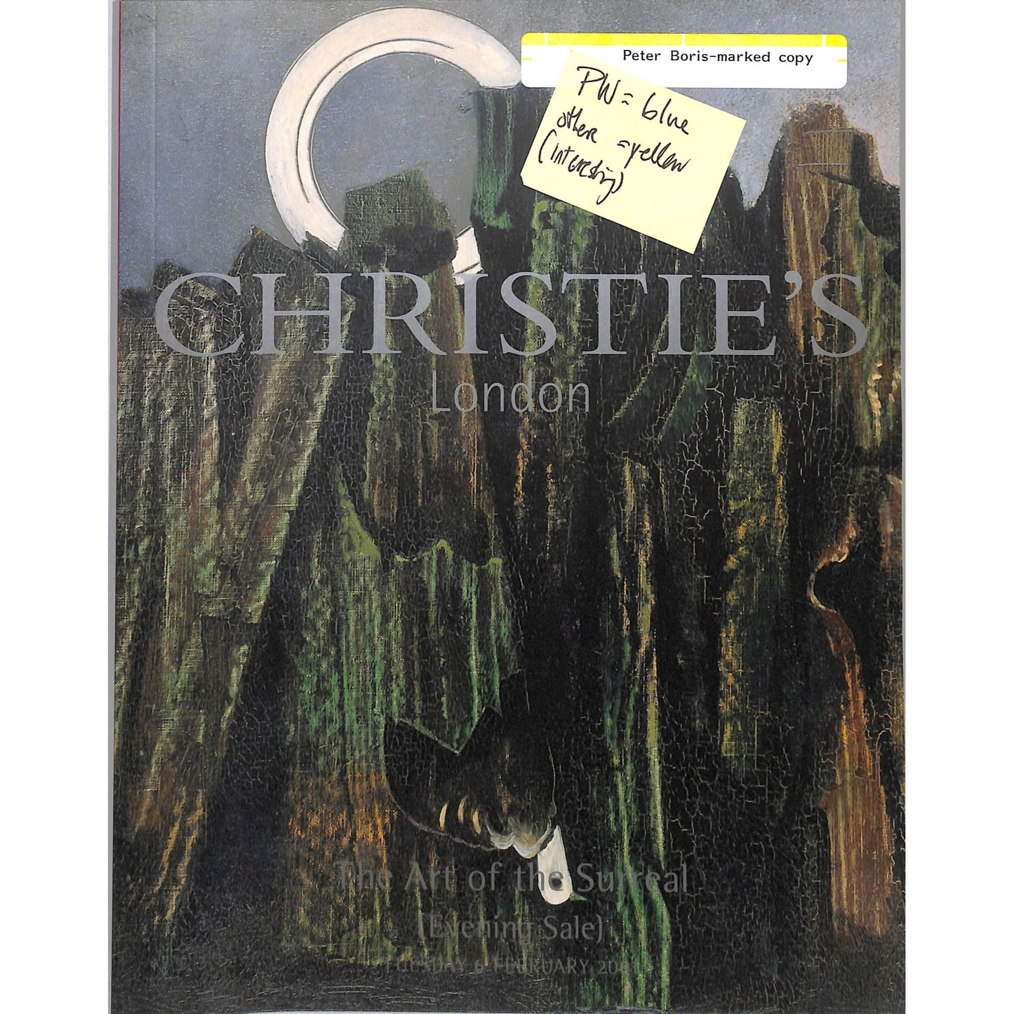Christie's Art of Surreal Art Auction Catalog February 6, 2001