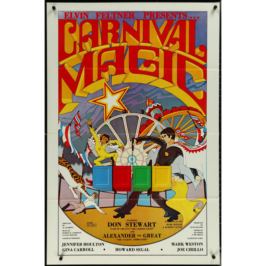 Carnival Magic (1983) Original Movie Poster Folded 27x41 EM8-556