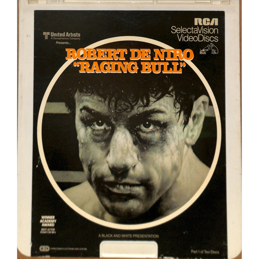 Raging Bull (1980) Vintage CED RCA SelectaVision Videodisc TESTED WORKING