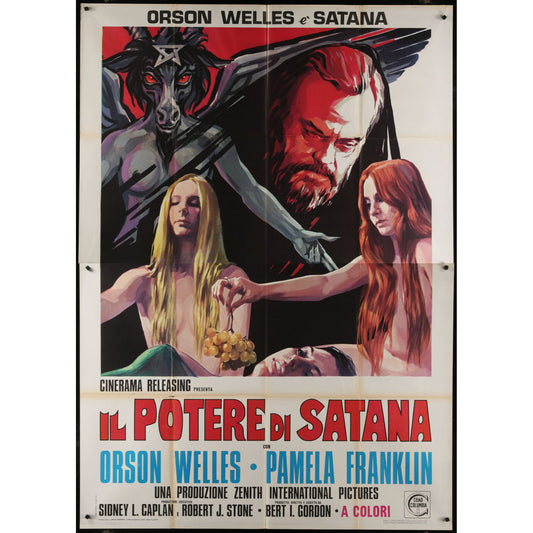 Necromancy (1972) Original Italian 2P Movie Poster 55x78