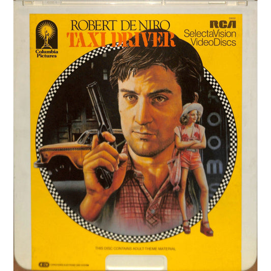 Taxi Driver (1982) Vintage CED RCA SelectaVision Videodisc TESTEDWORKING