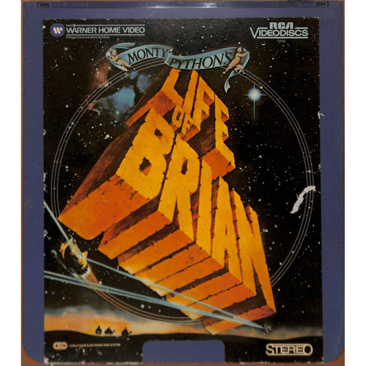 Monty Python's Life of Brian (1979) Vintage CED RCA SelectaVision Videodisc TESTED WORKING