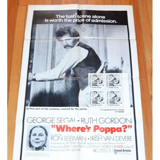 Where's Poppa? (1970) Original Movie Poster Folded 27x41