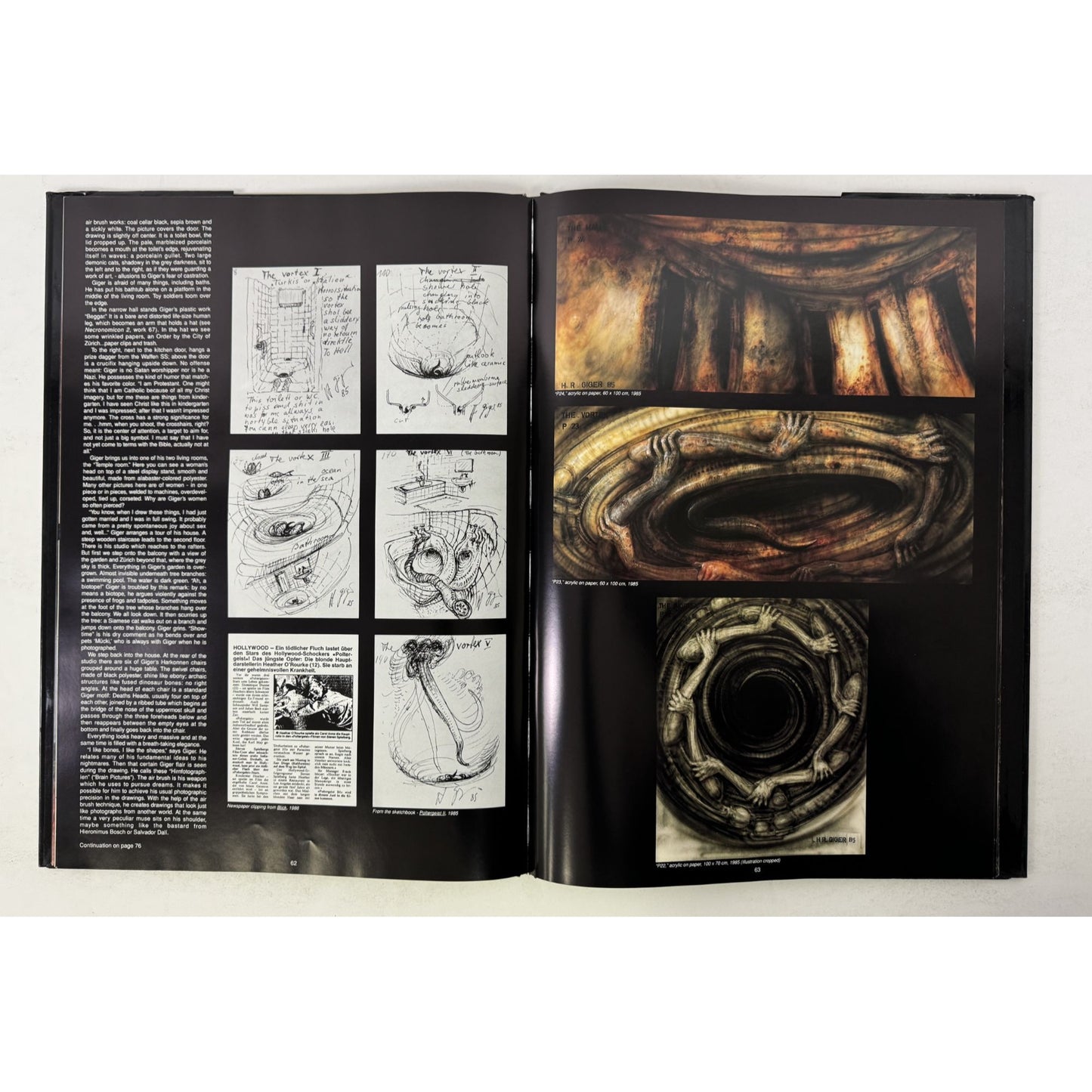 H.R. GIGER'S NECRONOMICON I, II, and Biomechanics