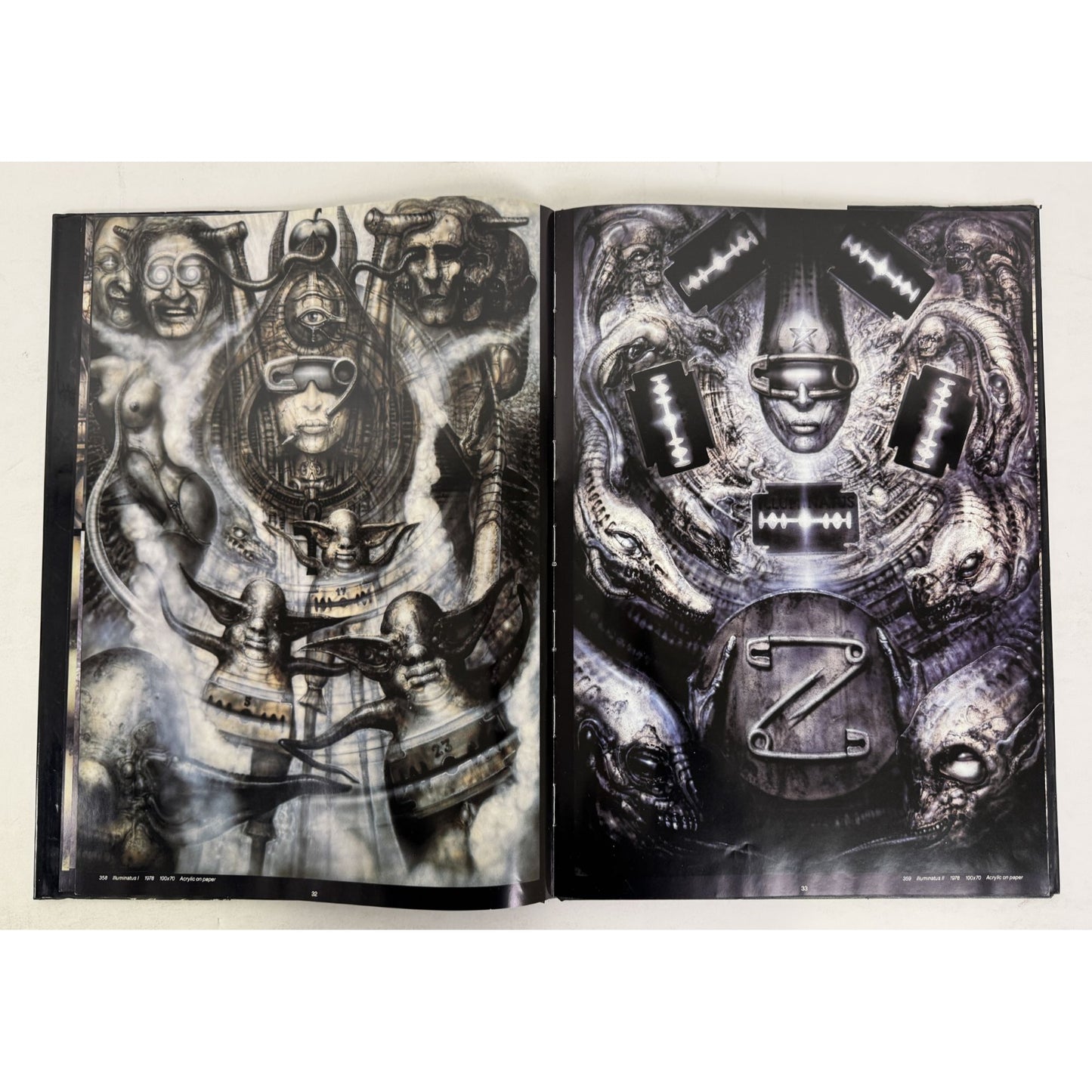 H.R. GIGER'S NECRONOMICON I, II, and Biomechanics