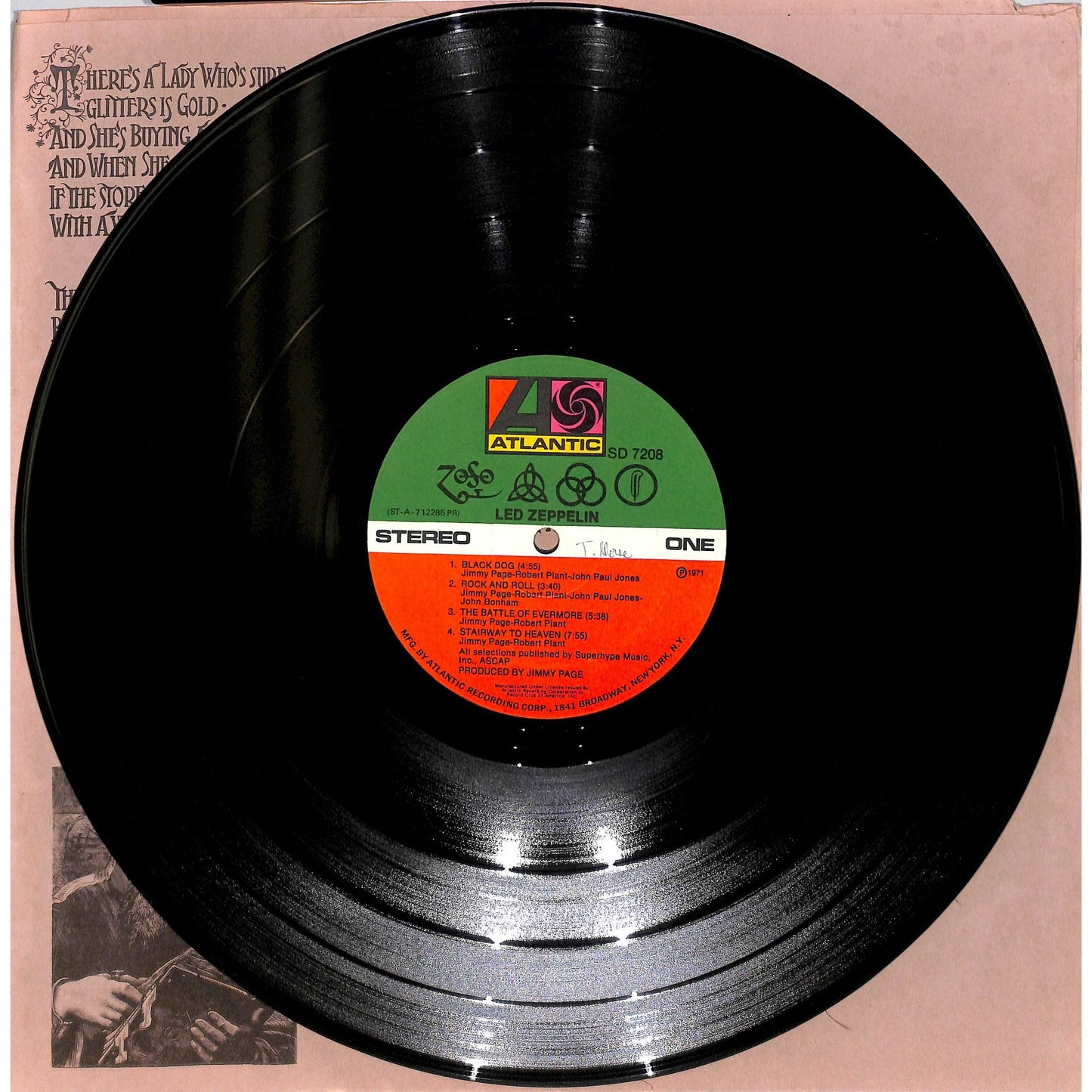 Untitled (1971) Vinyl Record SD 7208