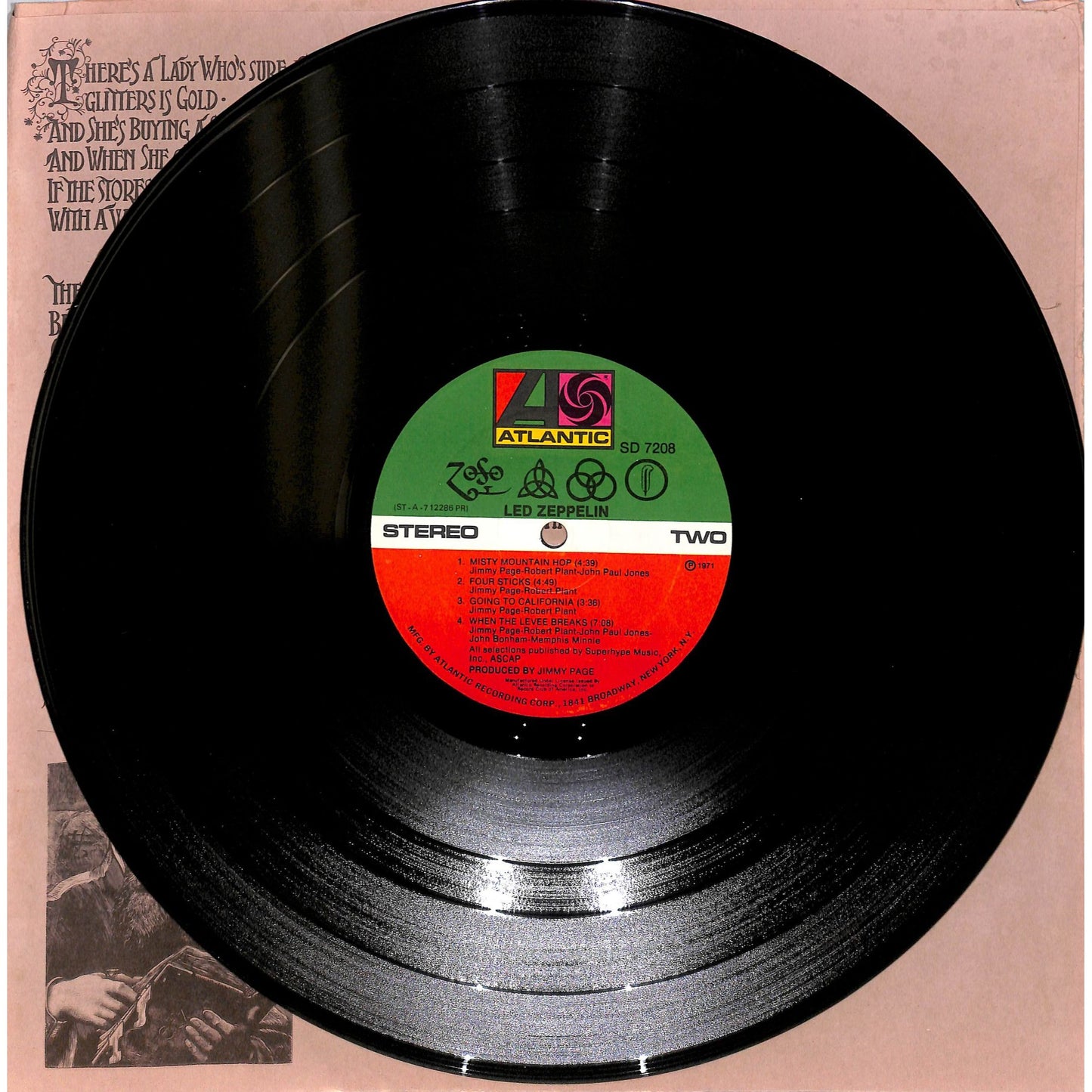 Untitled (1971) Vinyl Record SD 7208