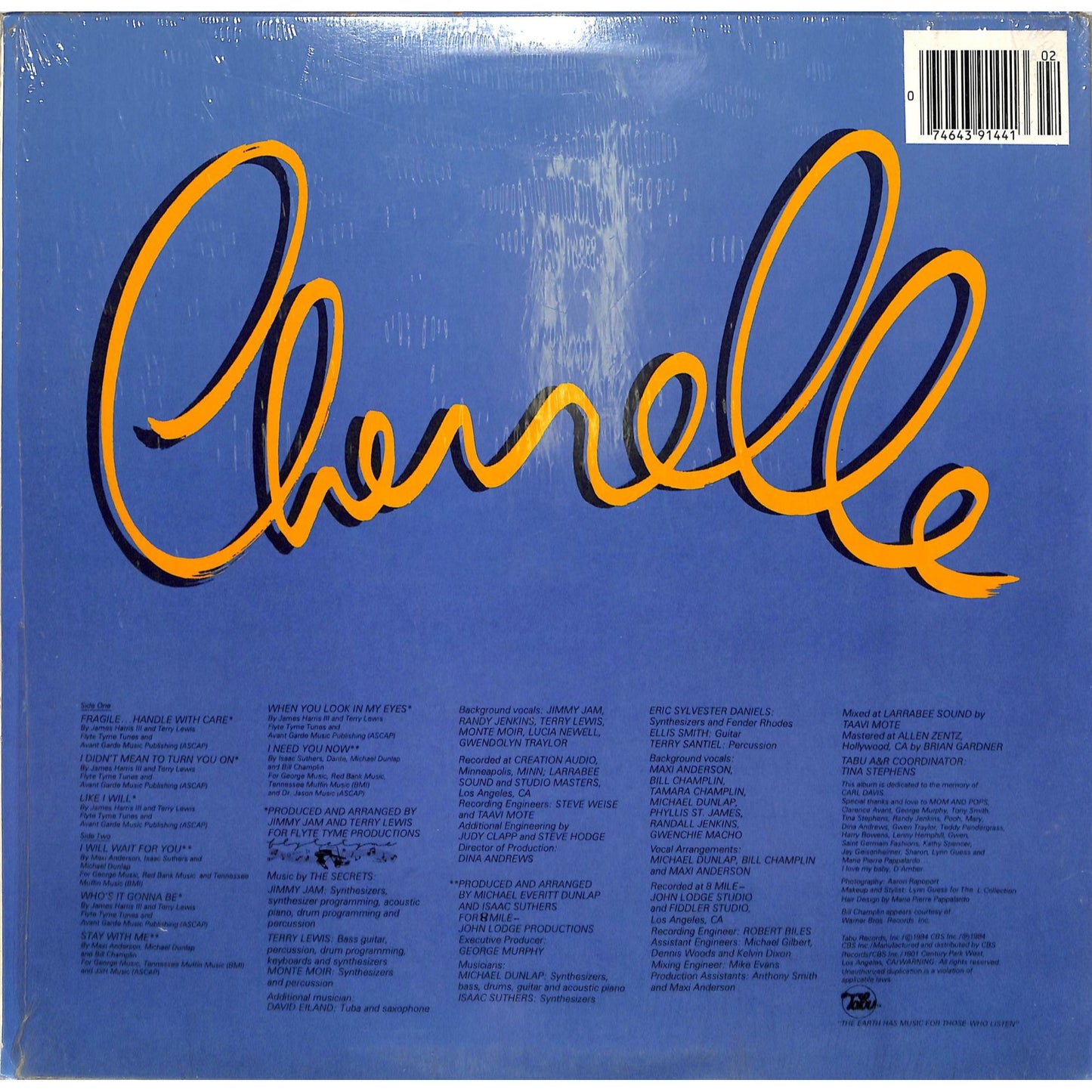 Cherelle - Fragile (1984) Vinyl Record Z 39144