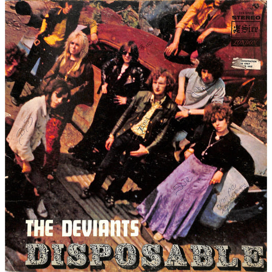 The Deviants - Disposable Vinyl Record SES 97005