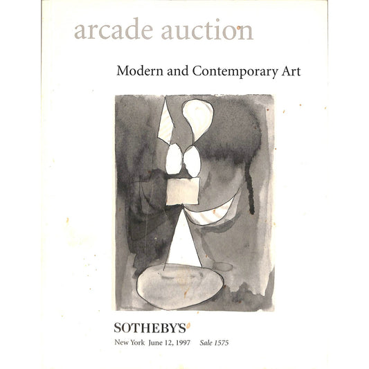 Sotheby's Modern and Contemporary Art Auction Catalog June 12, 1997