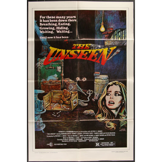 The Unseen (1980) Original Movie Poster Folded 27x41