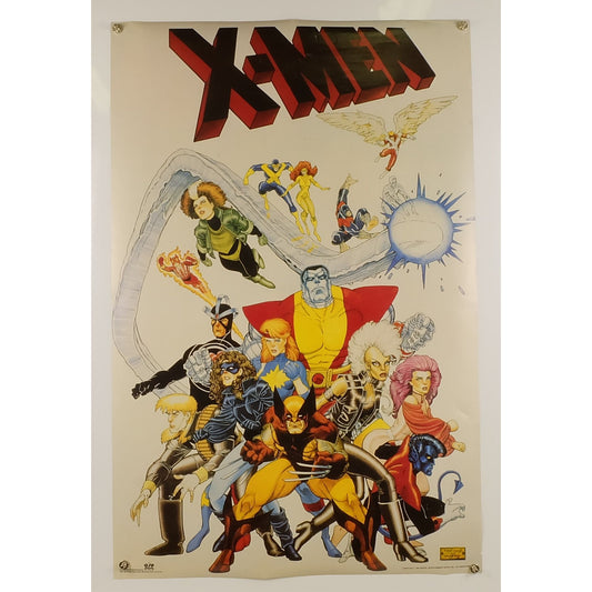 Marvel Comics X-Men Arthur Adams (1987) Original Poster 23x35