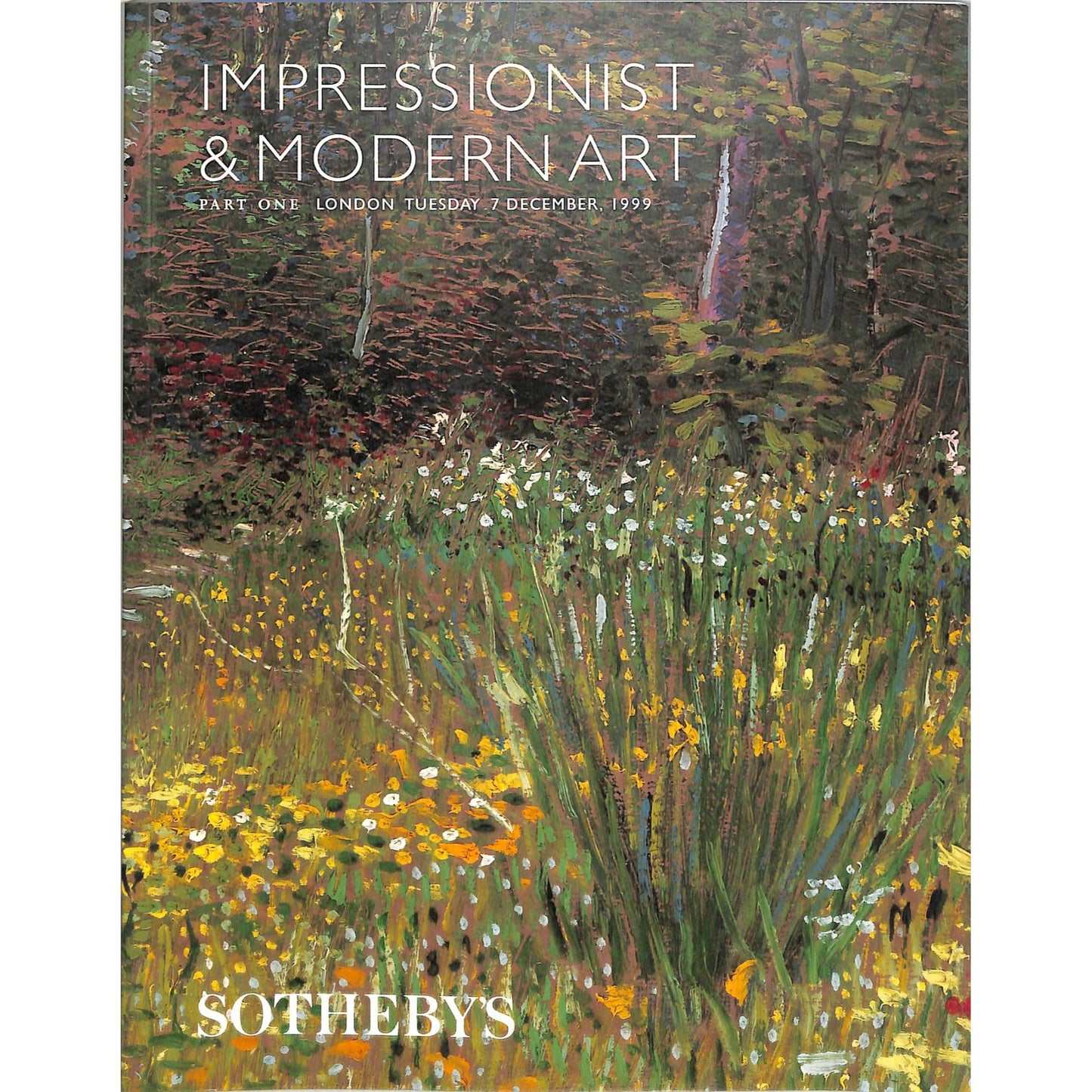 Sotheby’s Impressionist and Modern Art Catalog 1999