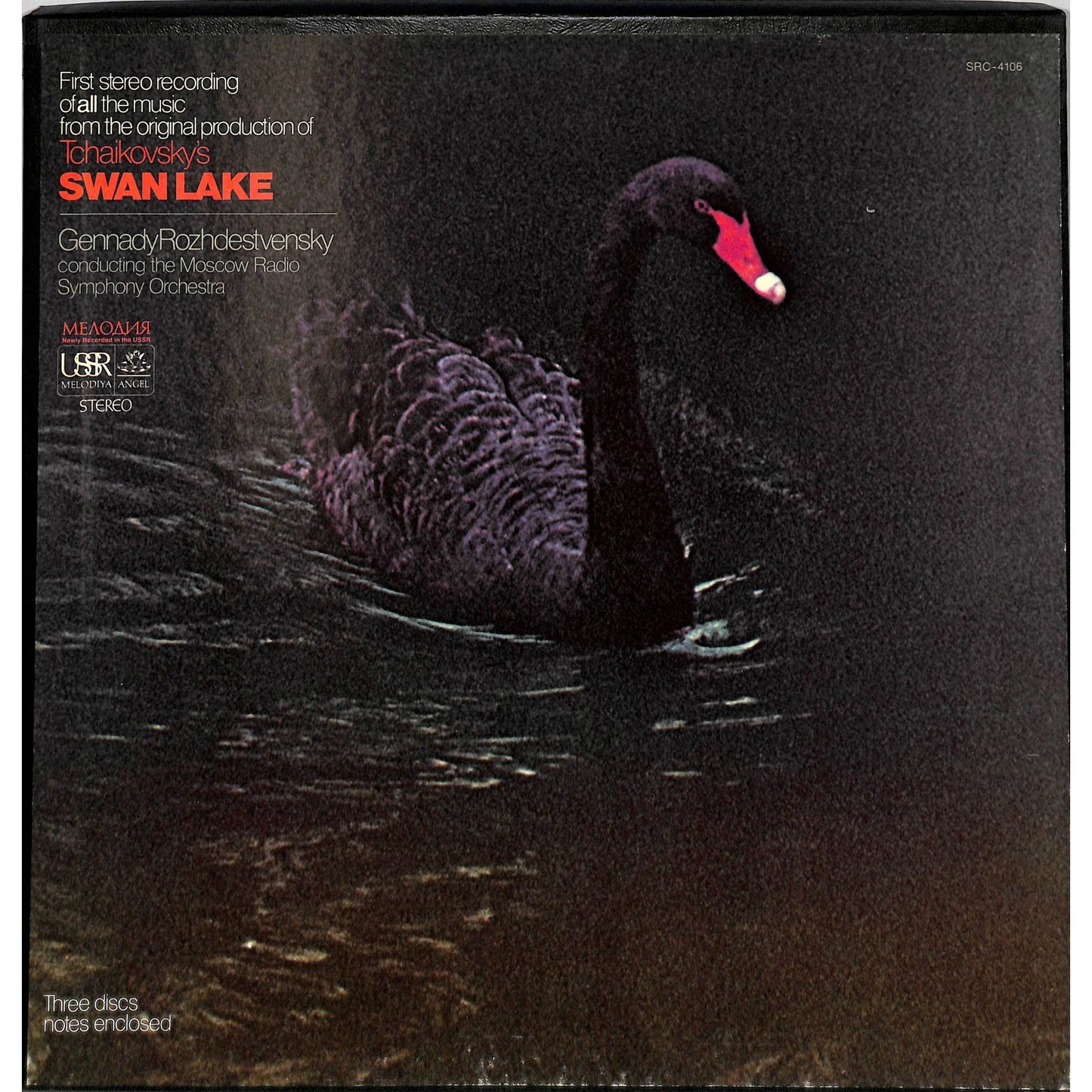 Tchaïkovsky & Rozhdestvensky ‎– Swan Lake 3LP Vinyl Record SRC 4106