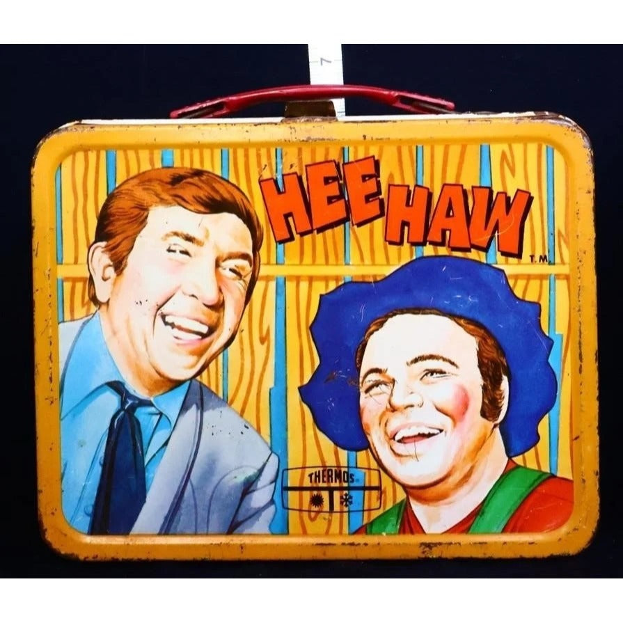 Vintage metal Hee Haw lunchbox w/ thermos