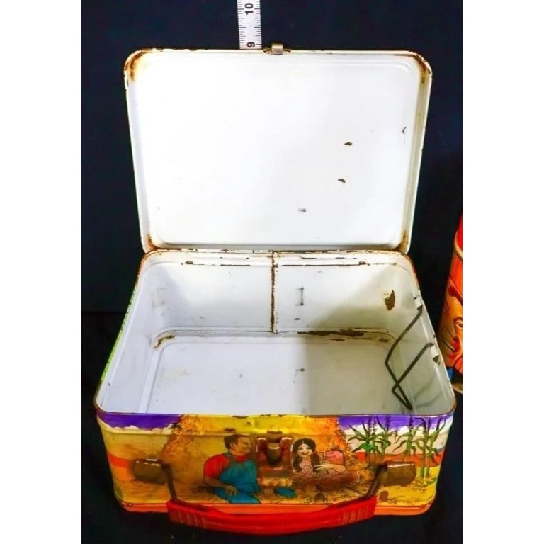 Vintage metal Hee Haw lunchbox w/ thermos