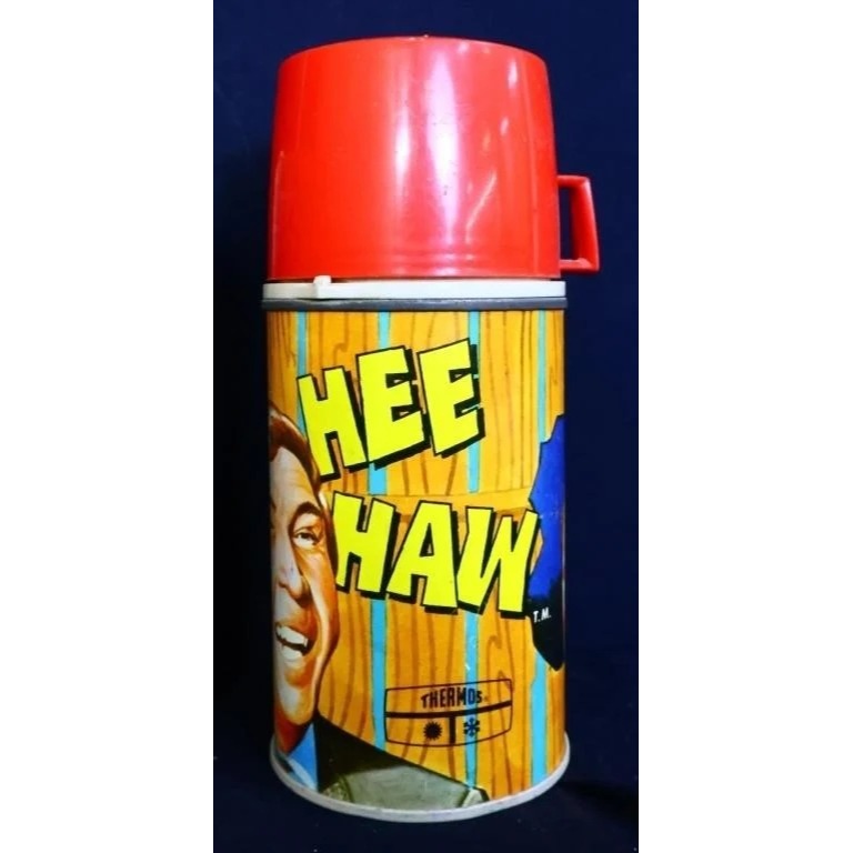 Vintage metal Hee Haw lunchbox w/ thermos