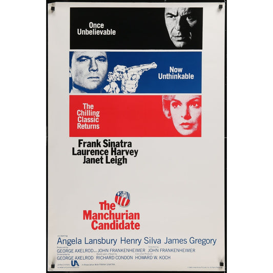 The Manchurian Candidate (1962) Original Movie Poster Rolled 27x41