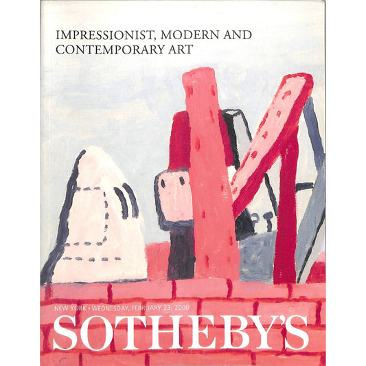 Sotheby's Impressionist ad Modern Contemporary Art Auction Catalog