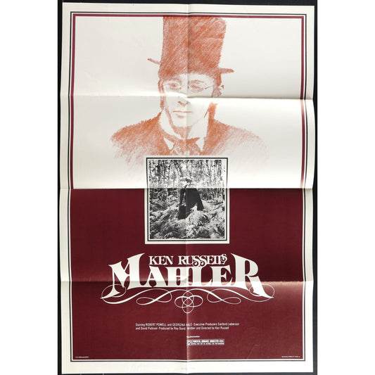 Mahler (1974) Original Movie Poster 27x41 Folded