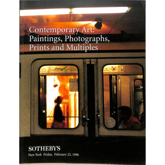 Sotheby’s February 23, 1996 Contemporary Art Catalog