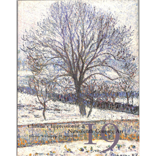 Christie's Impressionist and 19th Century Art Auction Catalog June 30, 1999