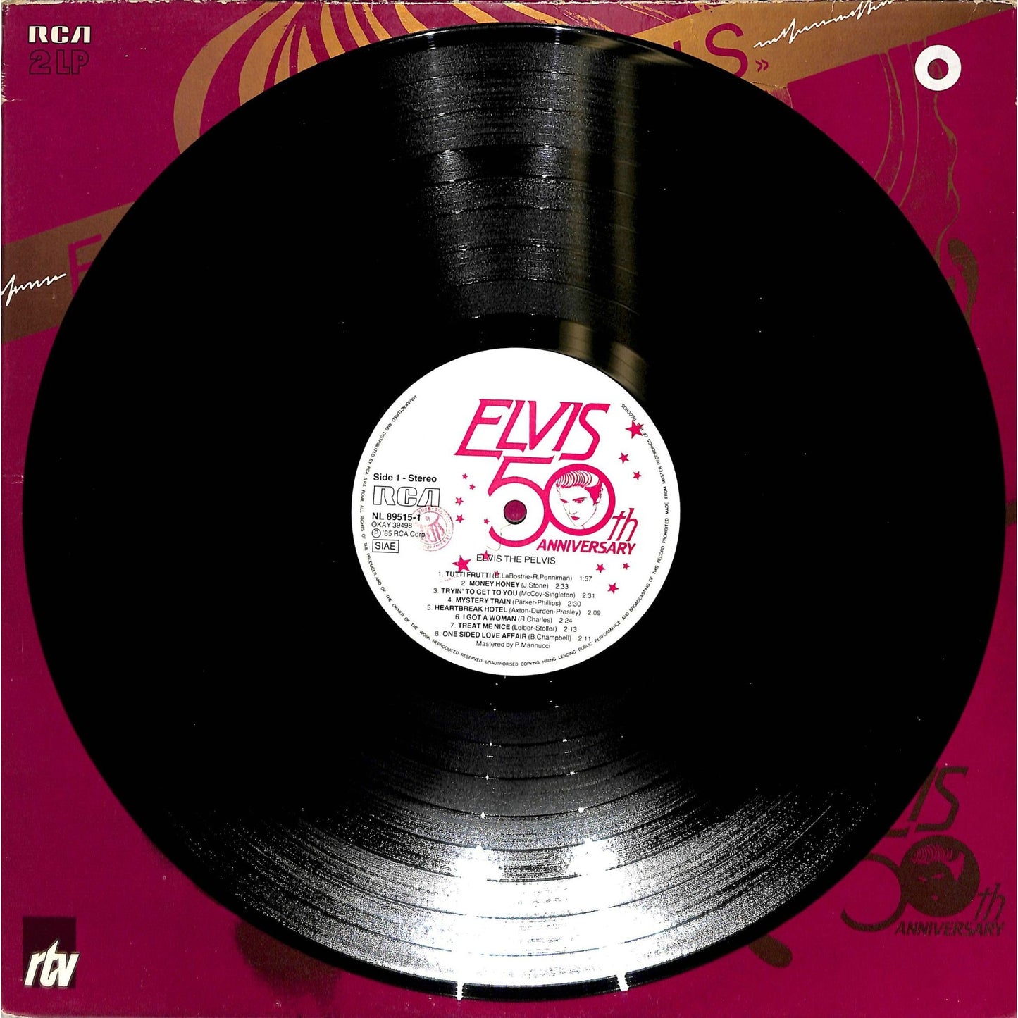 Elvis the Pelvis (Elvis 50th Anniversary Series, 1985) Italian Release 2LP