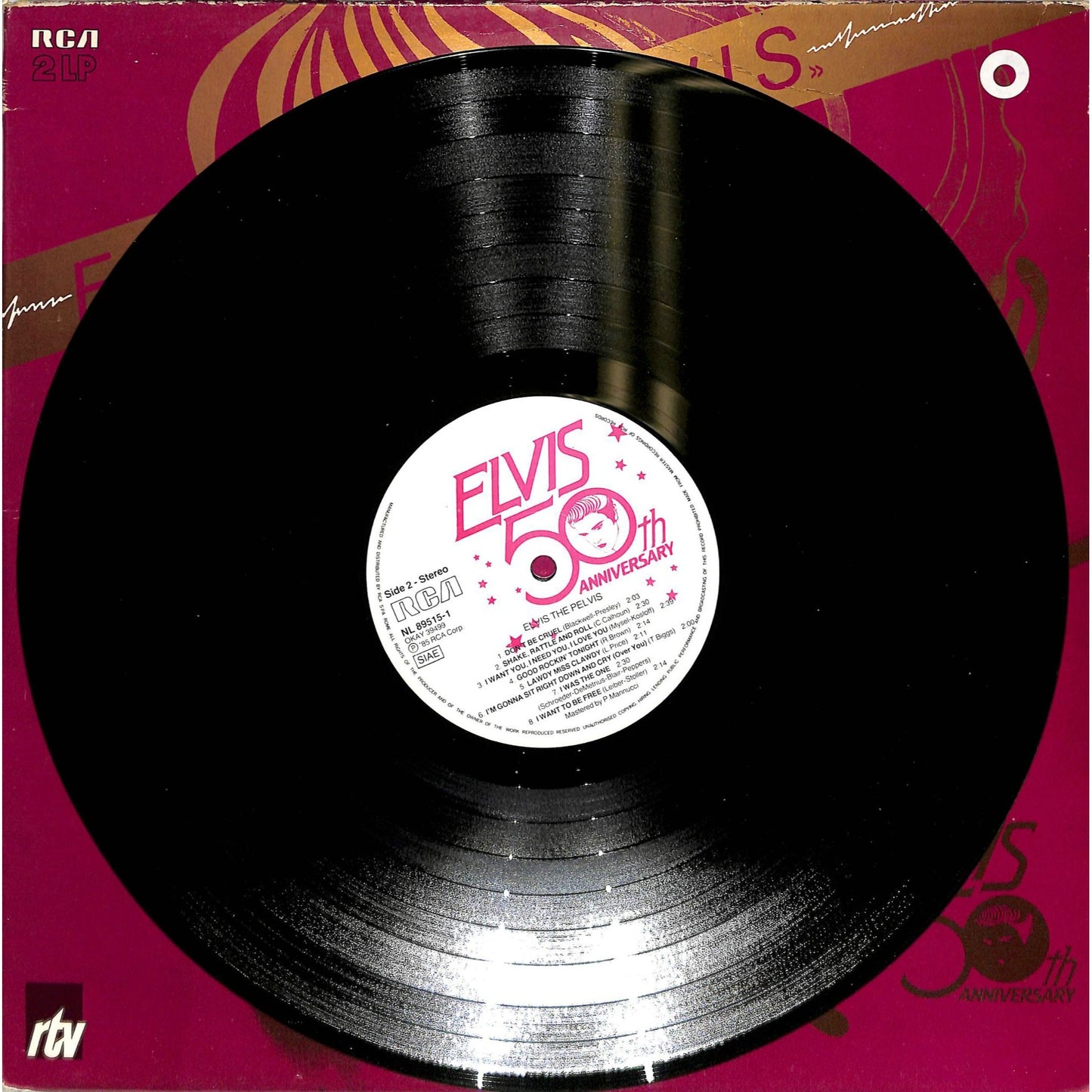 Elvis the Pelvis (Elvis 50th Anniversary Series, 1985) Italian Release 2LP