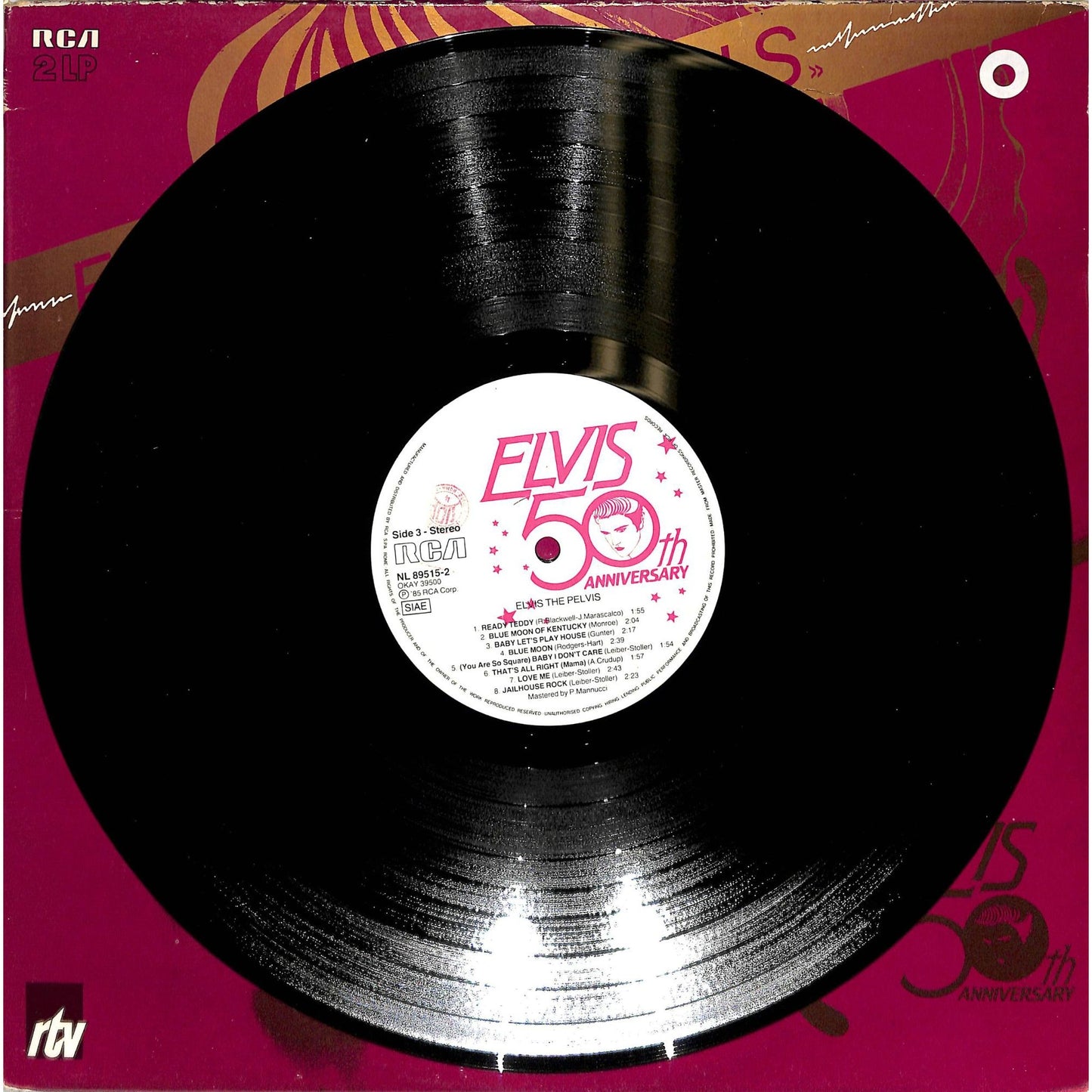 Elvis the Pelvis (Elvis 50th Anniversary Series, 1985) Italian Release 2LP