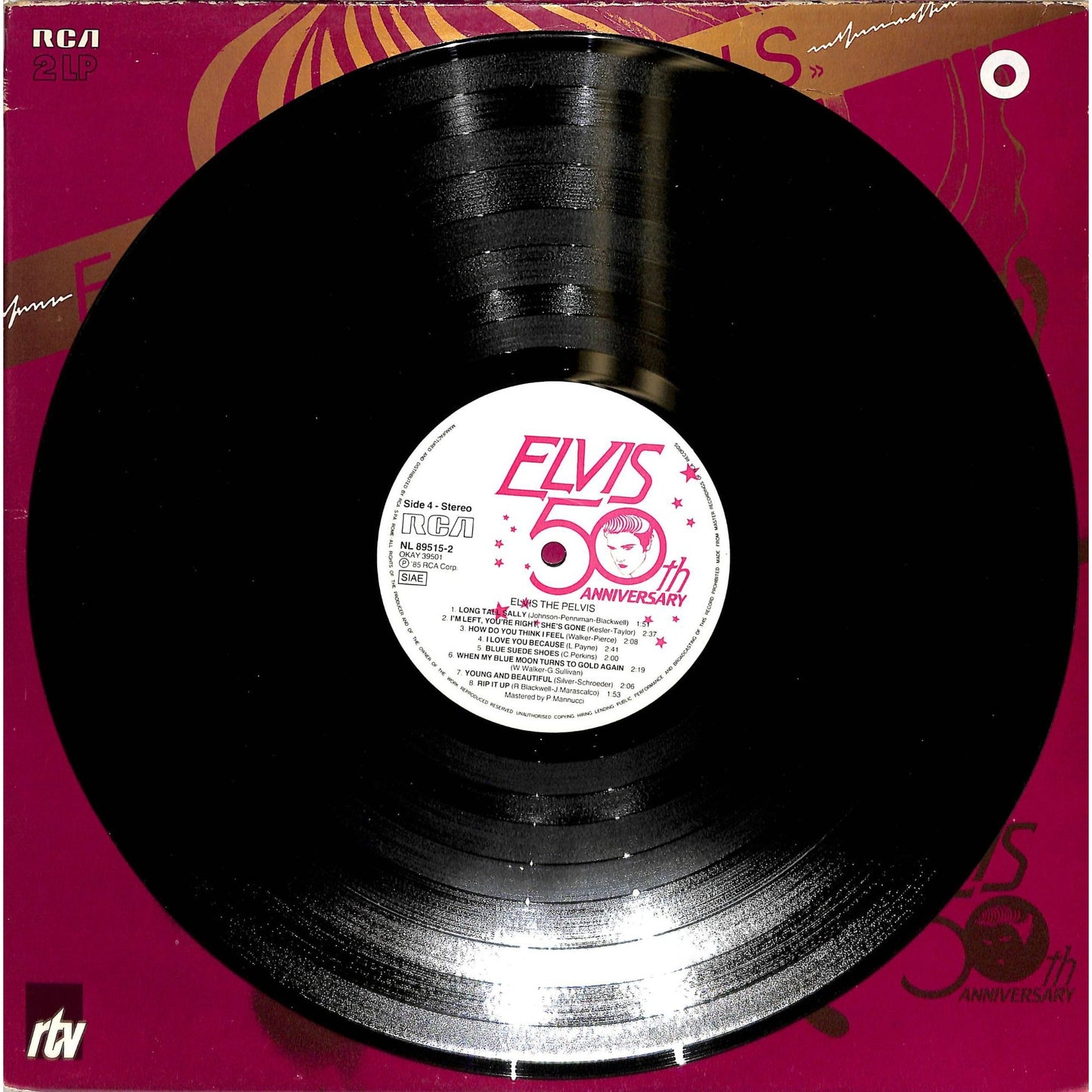 Elvis the Pelvis (Elvis 50th Anniversary Series, 1985) Italian Release 2LP