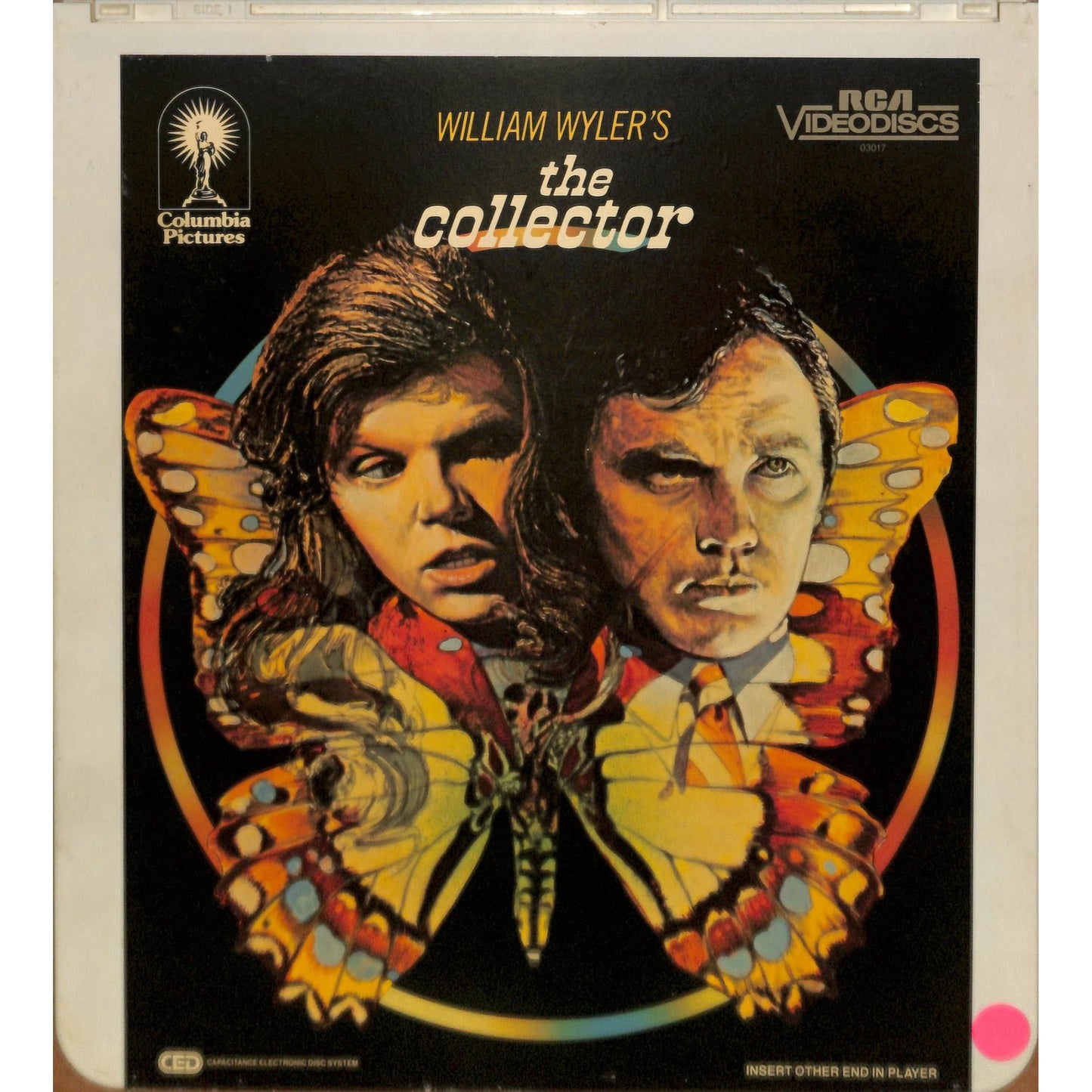 The Collector (1965) Vintage CED RCA SelectaVision Videodisc TESTEDWORKING