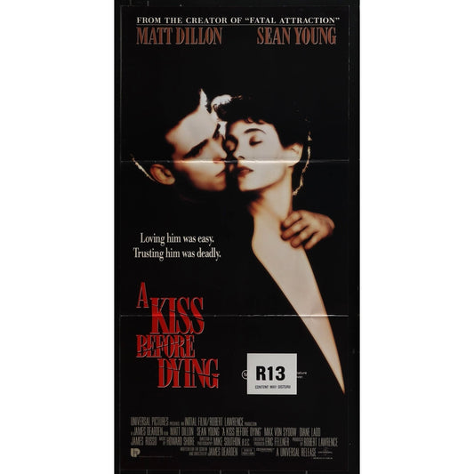 A Kiss Before Dying (1991) Original Daybill Movie Poster