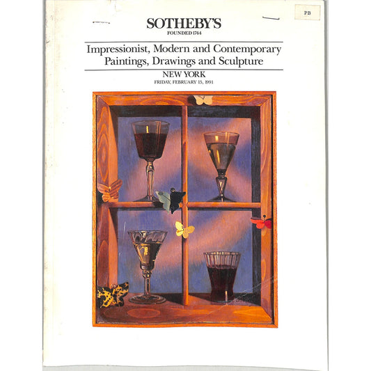 Sotheby's Modern & Contemporary Art Auction Catalog February 15, 1991