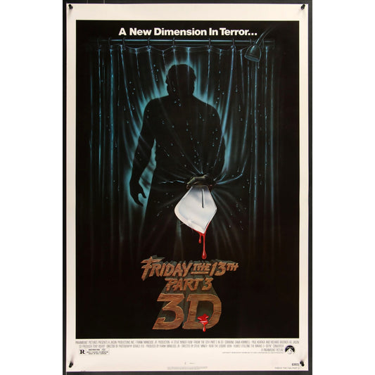 Friday the 13th: Part 3 - 3D (1982) Original Movie Poster Rolled 27x41