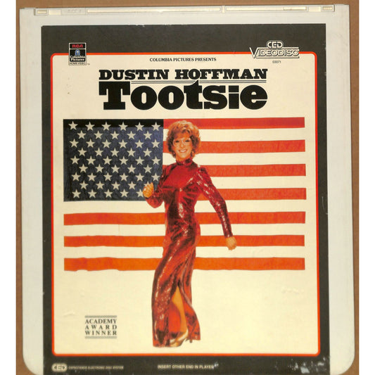 Tootsie (1982) Vintage CED RCA SelectaVision Videodisc TESTEDWORKING