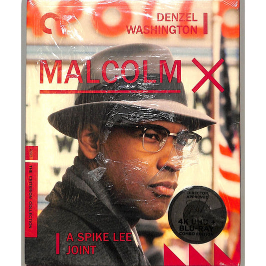 Malcom X (1992) The Criterion Collection Sealed but with Shrink-wrap Damage