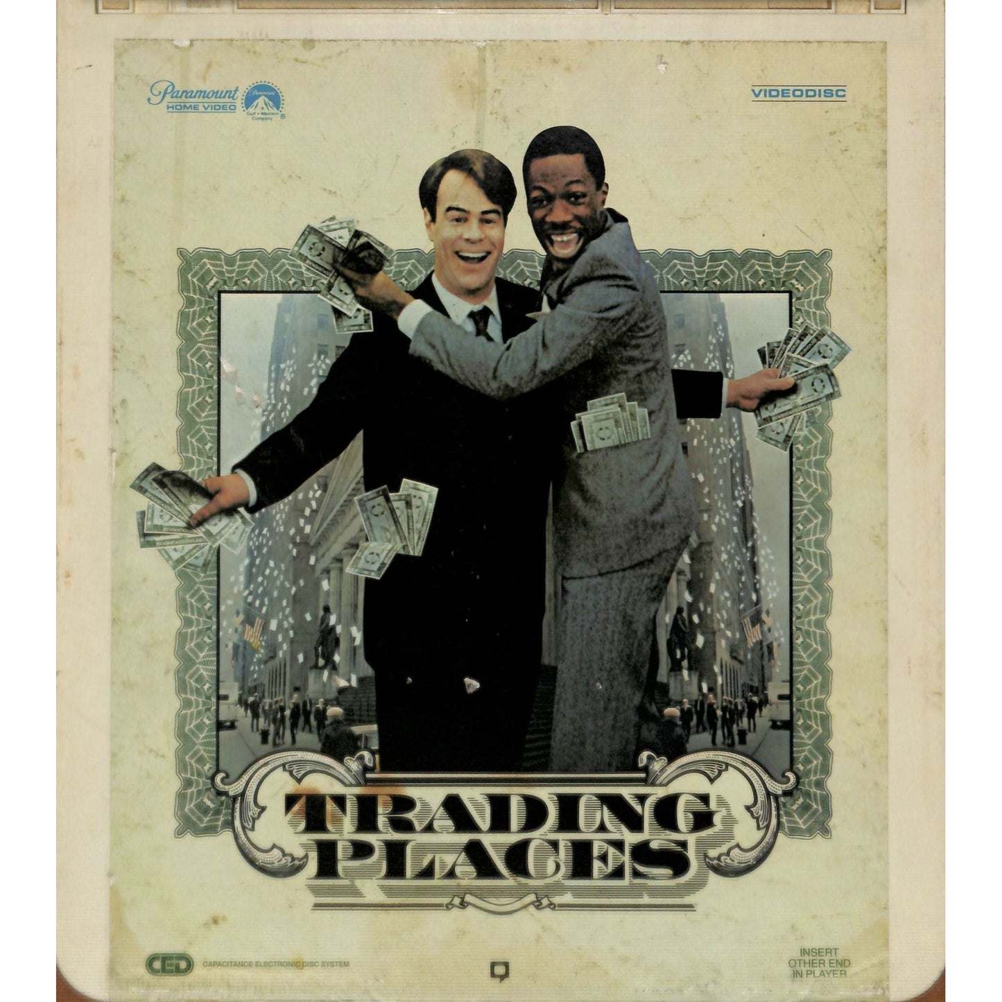 Trading places (1983) Vintage CED RCA SelectaVision Videodisc TESTED WORKING