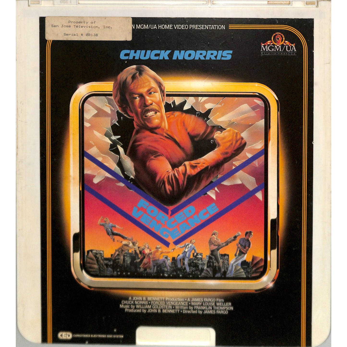 Forced Vengeance (1982) Vintage CED Videodisc