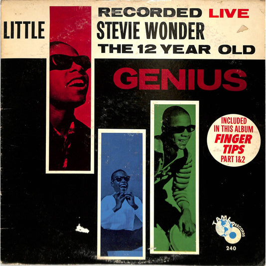 Little Stevie Wonder-12 Year Old Genius(1963 Rockaway Press) Vinyl Record TM 240
