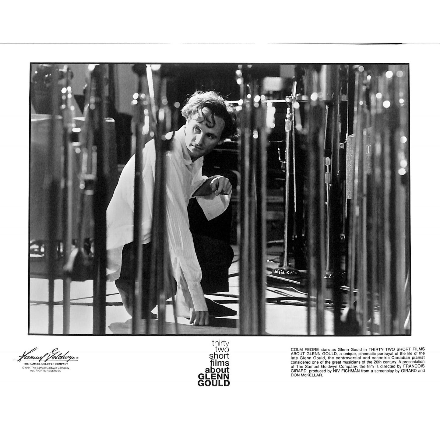 Thirty Two Short Films about Glenn Gould (1993) Movie Still Full Set 8x10