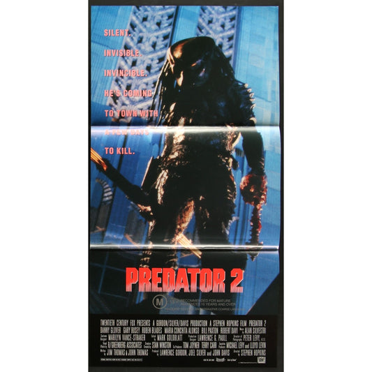Predator 2 (1990) Original Day Bill Movie Poster